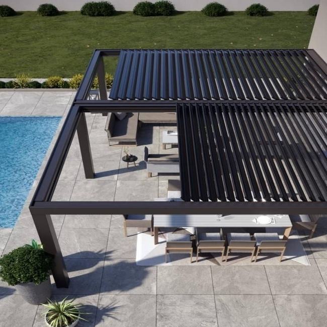 Rolling Roof Pergola